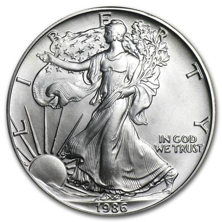 American eagle 1 oz 1986