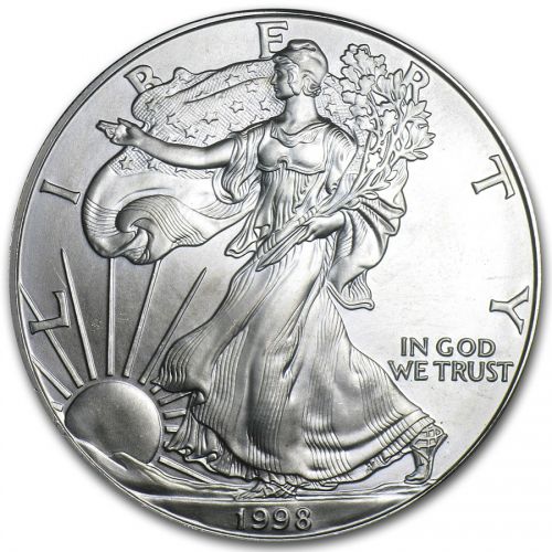 Zilveren munten - American Eagle 1 oz 1998