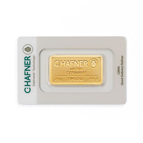 C. Hafner 20 gram goudbaar