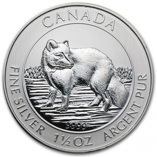 Canada Arctic fox 1.5 oz 2014