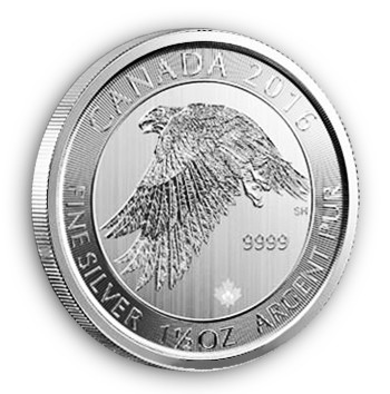 Canada Snow Falcon/ Sneeuw Valk 1.5 oz 2016