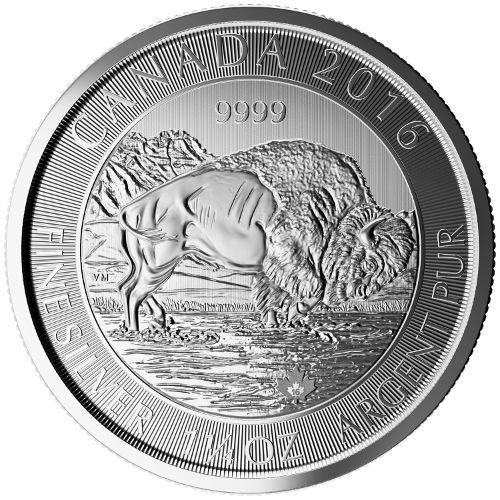 Canadian Bison/Bizon 1.25 oz 2016