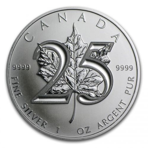 Maple Leaf 25 jarig jubileum 1 oz 2013