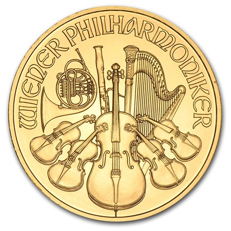 gouden Wiener philharmoniker 1 oz 2010