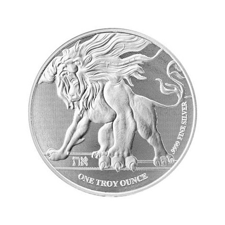RoaringLion-1oz2018 - voorkant