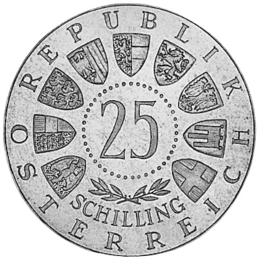 25Schilling - voorkant