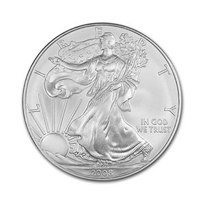 Zilveren munten - American Eagle 1 oz 2008