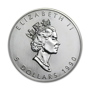 maple leaf 1 oz 1990
