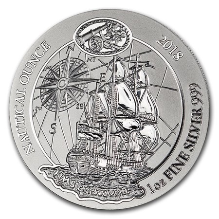 Ruanda Nautical HMS Endeavour 1 oz 2018