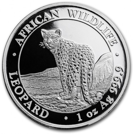 Somalia Leopard 1 oz 2018