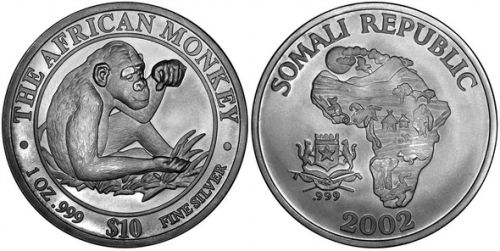 Somalische Aap 1 oz 2002