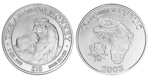 Somalische Aap 1 oz 2003