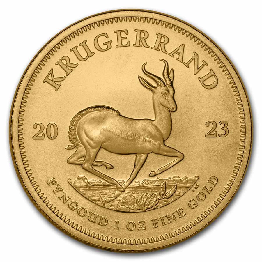 1 oz gouden Krugerrand 2023 101muntennl back Gouden Krugerrand 1 oz 2023