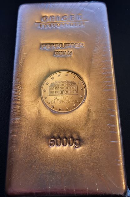 5kg koper Geiger edelmet.