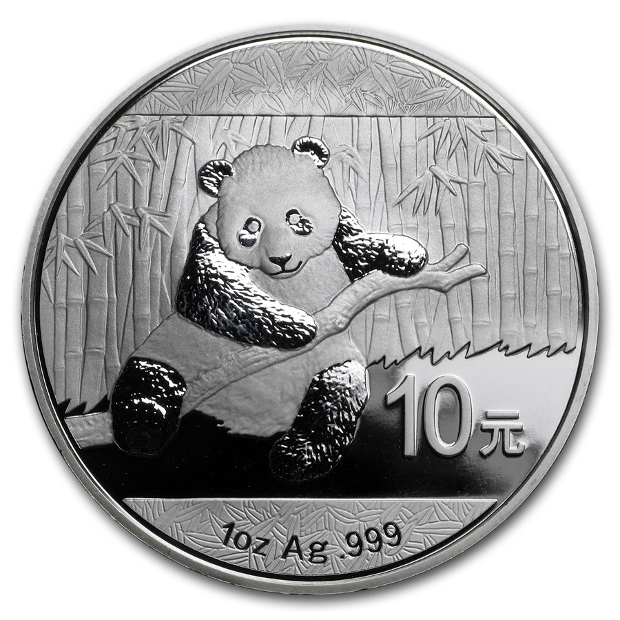 Chinese Panda 1 oz 2014 -front Chinese Panda 1 oz 2014