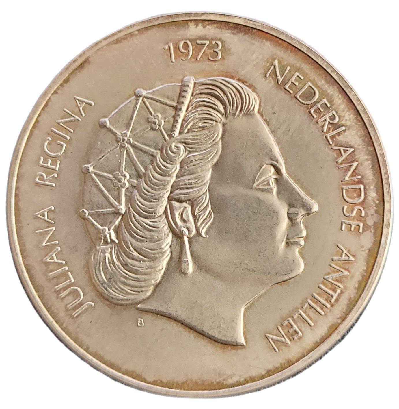Nederlandse Antillen 25 Gulden 1973-back