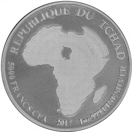 AfricanLion1oz2017metjaartal.jpg Chad-1oz-2017-AfLion - achterkant