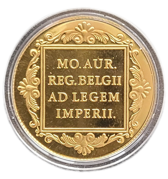 dubbele gouden dukaat - back dubbele gouden dukaat