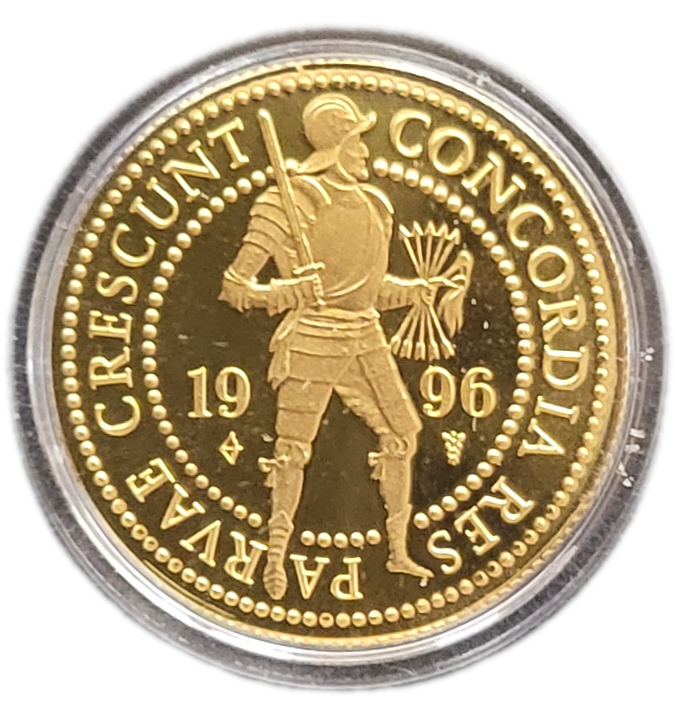 dubbele gouden dukaat - front dubbele gouden dukaat