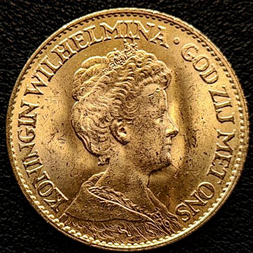 Gouden 10 gulden Wilhelmina Willekeurig jaar