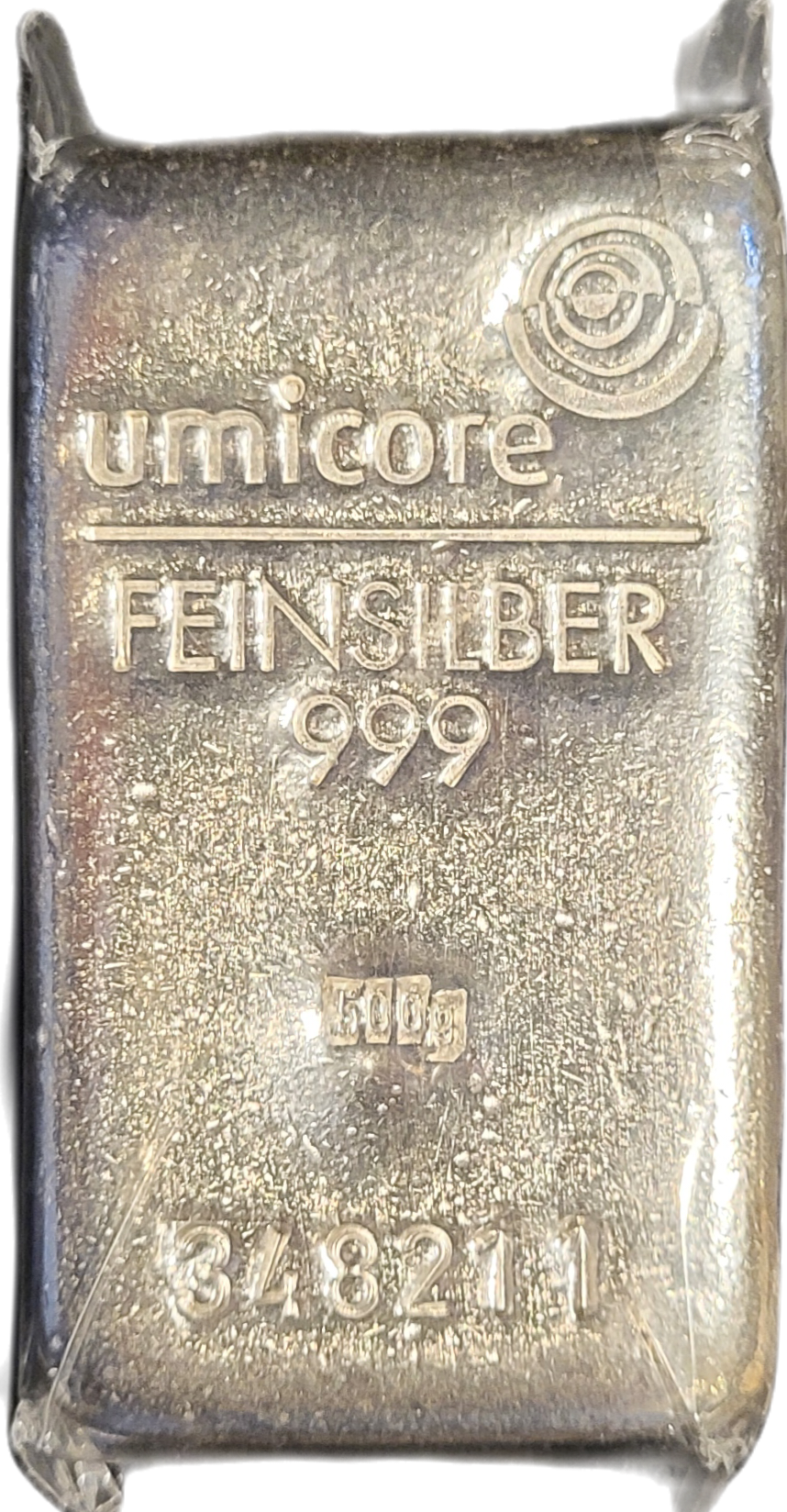 umicore 500 gram zilverbaar-front 500 gram umicore