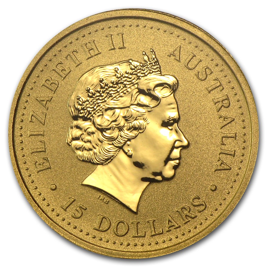 Lunar I Rabbit 1999 0.10 oz back 101munten