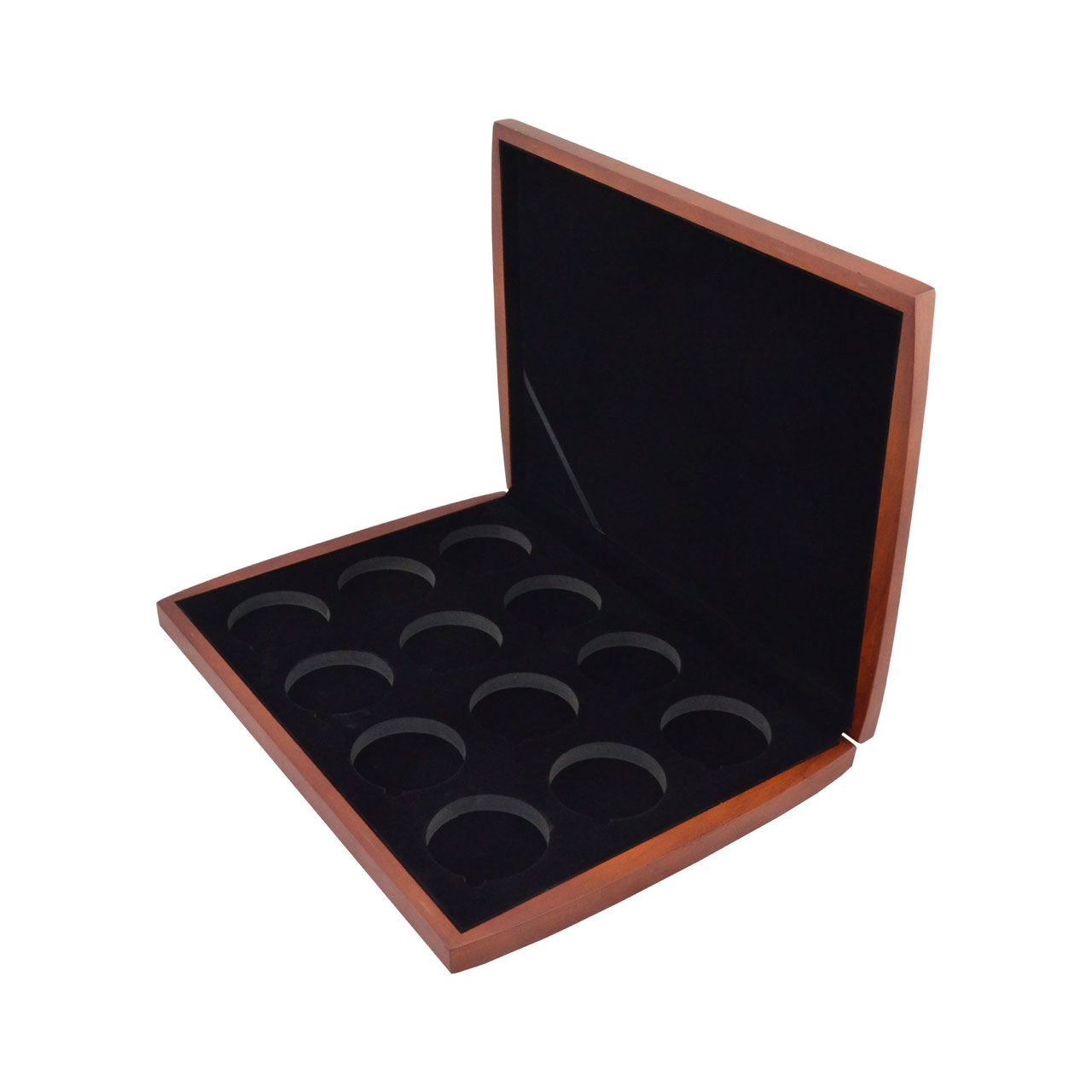 Lunar III 0.5 oz doos hout open Verzameldoos Lunar III - 1/2 oz