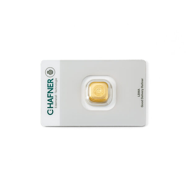 C. Hafner 1 oz gegoten goudbaar