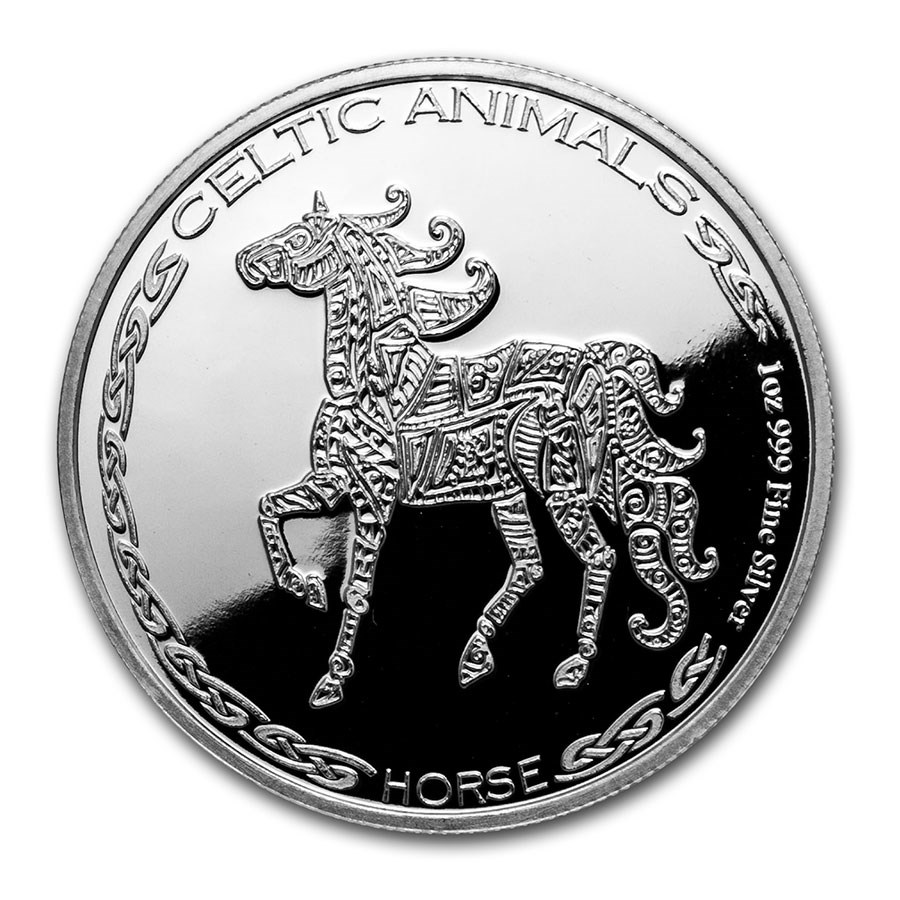 Celtic Animals Horse 1 oz 2020 reverse Horse