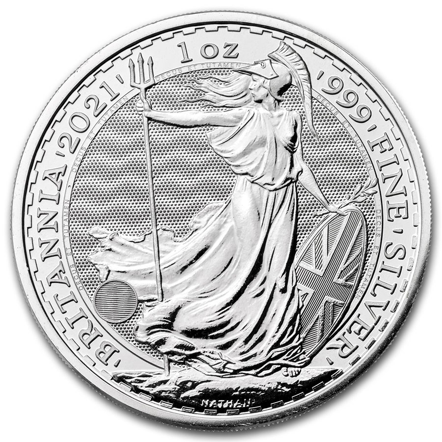 Britannia 1 oz 2021 met jaartal 101munten Britannia 1 oz 2021