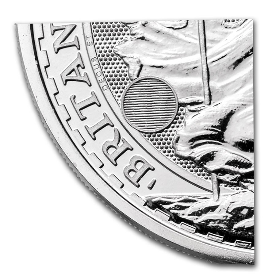 Britannia 1 oz 2021 met jaartal veiligheidskenmerk 101munten