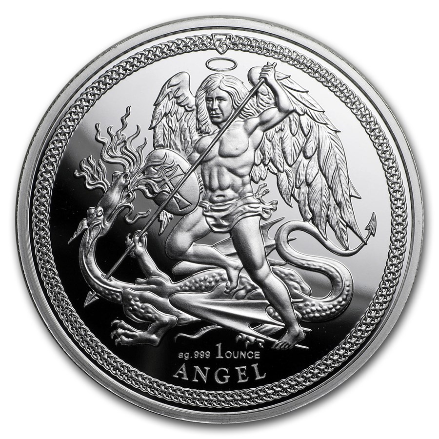Isle of Man - Angels 1 oz 2017 front 101munten Isle of Man