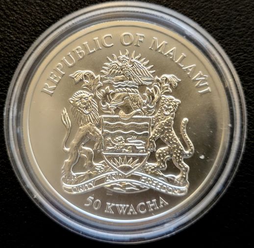 Malawi 2011 1oz zilver 101muntennl springbok