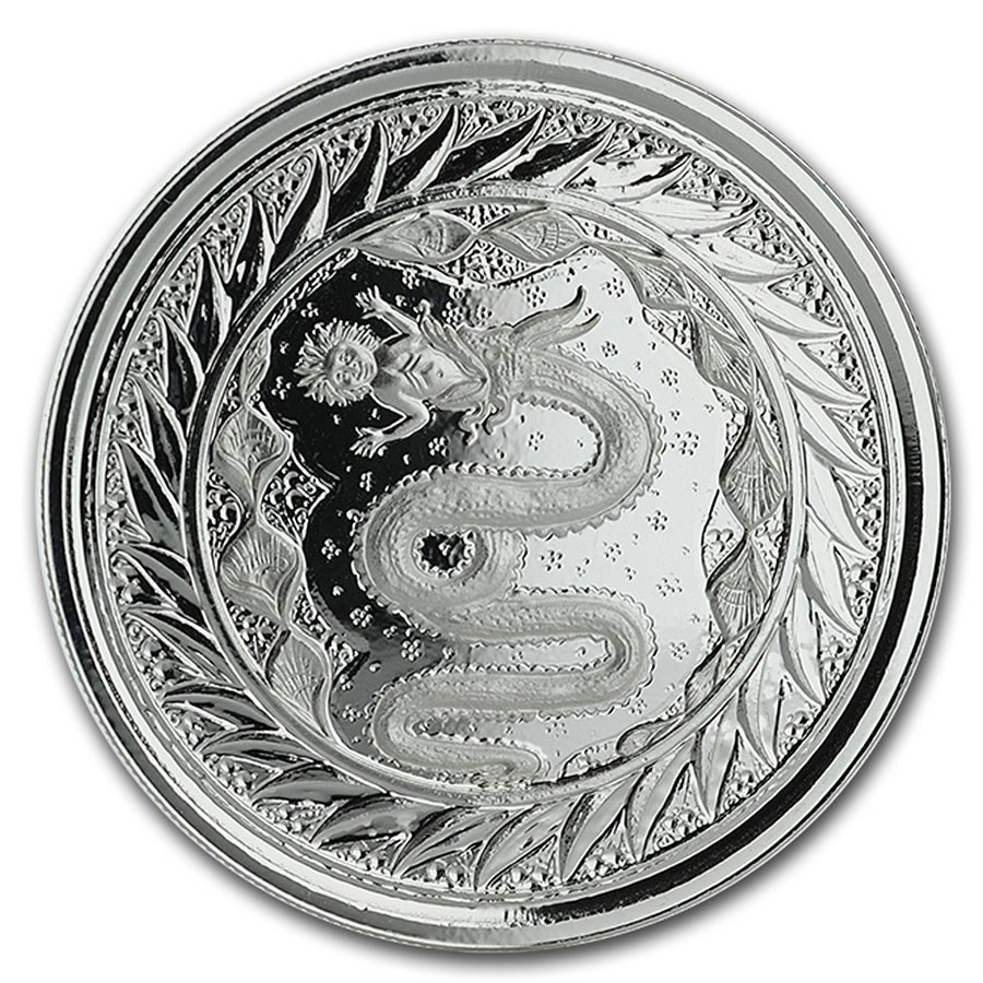 Samoa Serpent of Milan 1 oz 2020 reverse 101munten serpent of milan