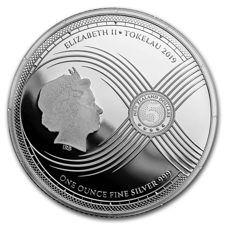 Tokelau 1 oz 2019 Chronos met jaartal 101munten