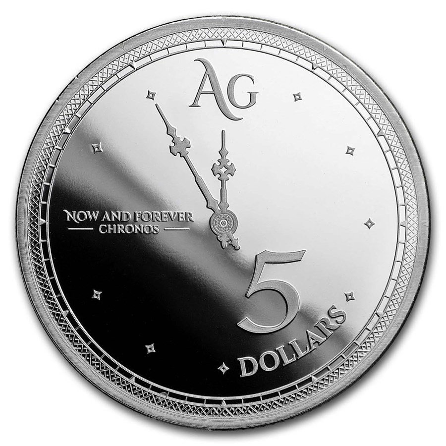 Tokelau 1 oz 2019 Chronos reverse 101munten tokelau chronos 1 oz 2019