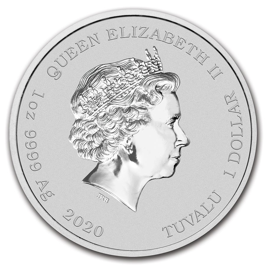 Tuvalu Bart Simpson 1 oz 2020 back 101munten