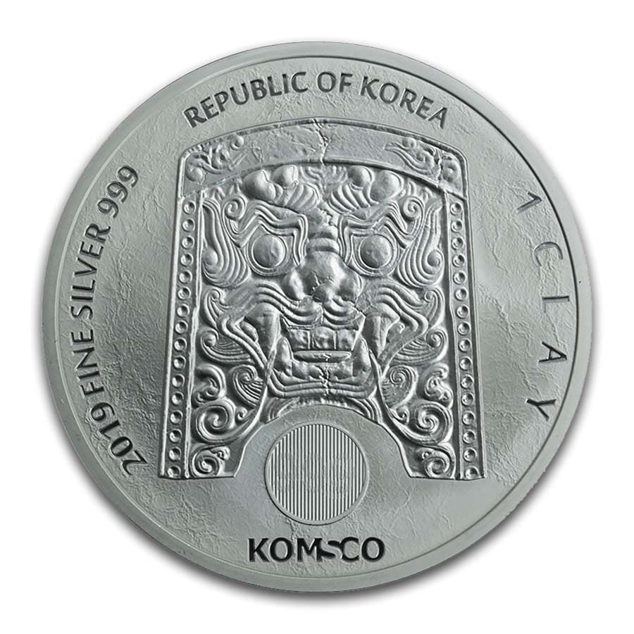 Zuid Korea Chiwoo Cheonwang 1 oz 2019 met jaartal 101munten