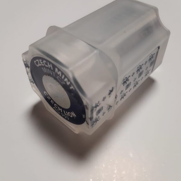 Tube (leeg) Czech Mint 1 oz zilver