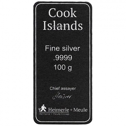 Cook Island 100 gram muntbaar 2020 achterkant 101munten
