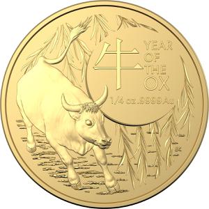 Gouden Ox 1/4 oz 2021 RAM