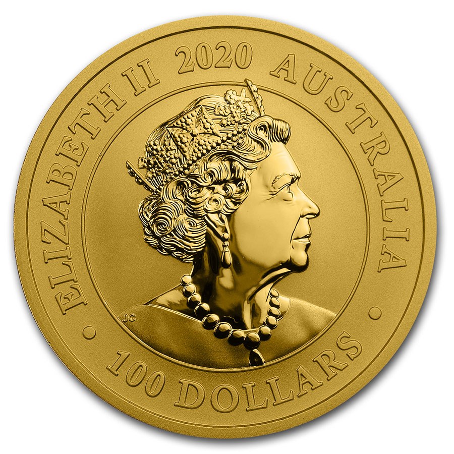 Gouden Swan 1 oz 2020 achterkant