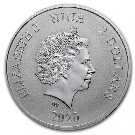 Niue Celestial Yellow Snake Dragon 1 oz 2020 back 101munten