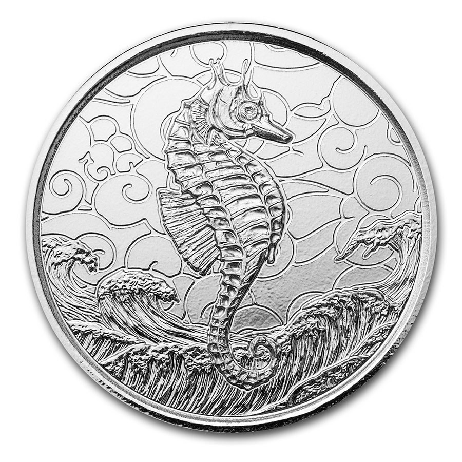Samoa Seahorse 1 oz 2020 front 101munten Samoa Seahorse 1 oz 2020