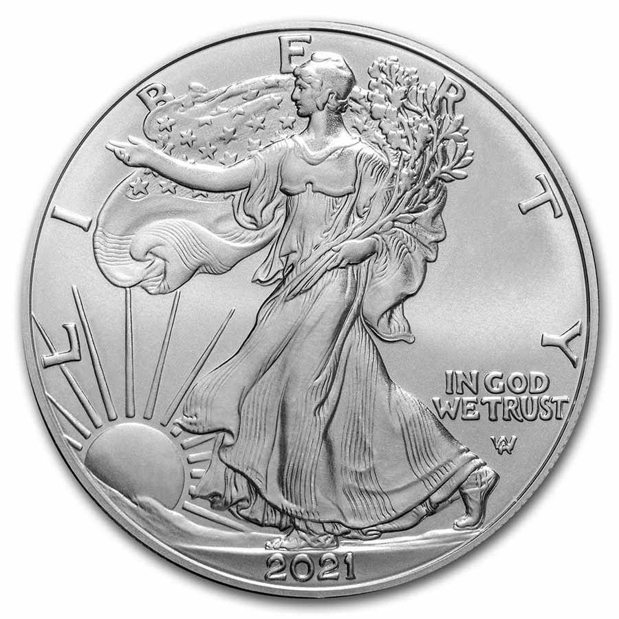 American Eagle 1 oz 2021 type 2 voorkant 101munten