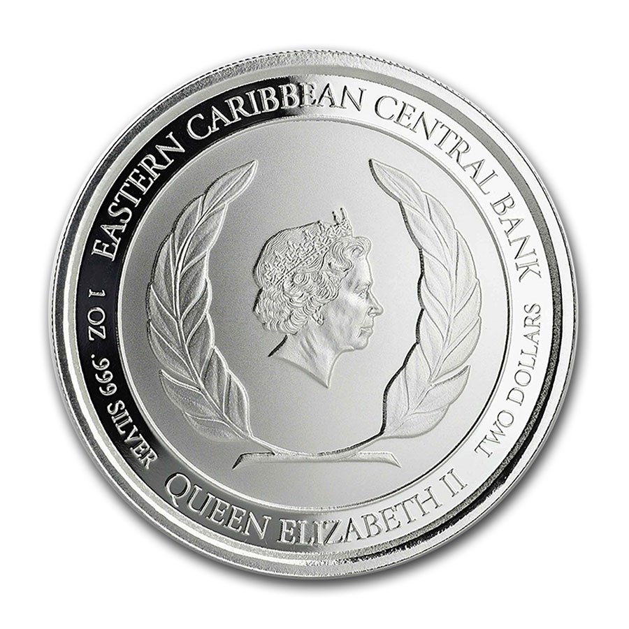 Dominica Hummingbird 1 oz 2020 achterkant 101munten