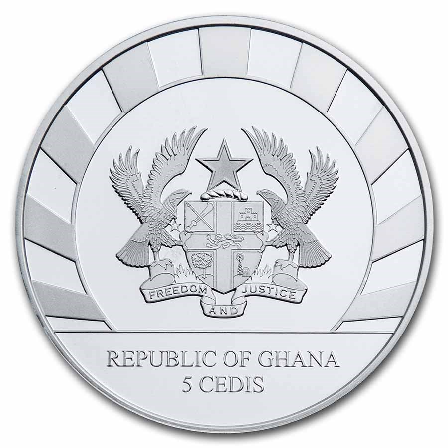 Giants of the Ice Age Woolly Rhino 1 oz 2021 achterkant 101munten