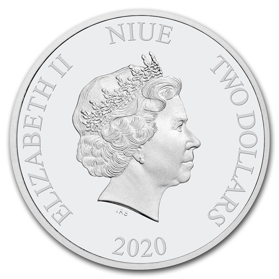 Niue Star Wars Darth Vader 1 oz 2020 achterkant 101munten