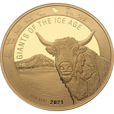De Ghana Giants of the Ice Age 1 oz 2021 Bos Taurus