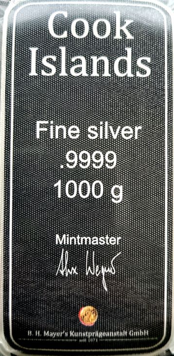 cook island 1 kg zilverbaar 101muntennl achterzijde